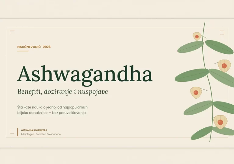 Ashwagandha korijen i kapsule – prirodni adaptogen za stres