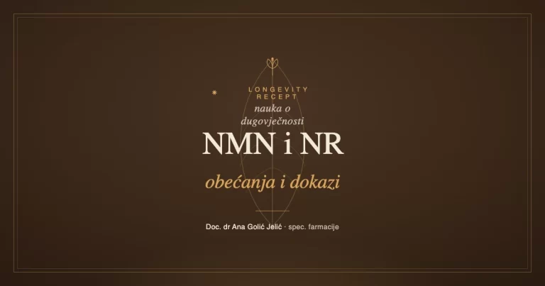 NMN i NR NAD+ prekursori, ilustracija za članak doc. dr Ane Golić Jelić