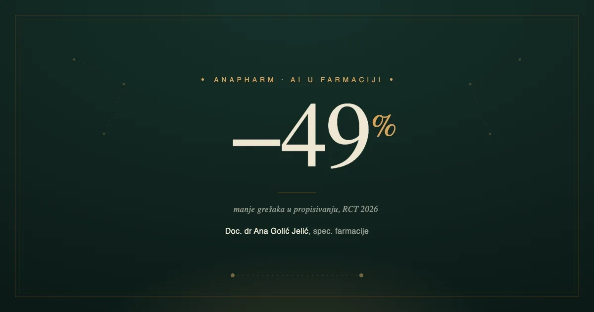 Može li AI smanjiti greške u propisivanju lijekova?