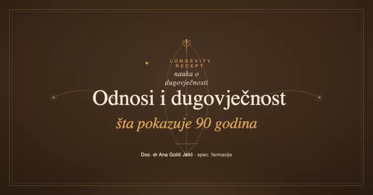 Odnosi i dugovječnost, šta pokazuje 90 godina Harvardove studije, espresso kartica Longevity Recept